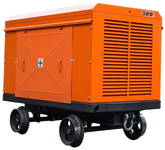 Передвижной компрессор ЗИФ ШВ 8,2/0,7 (660 В, на скатах)