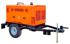 Передвижной компрессор ЗИФ ПВ-10/1,0 на шасси