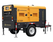 Винтовой компрессор ET-Compressors ET SD-390T-10 на шасси