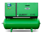Винтовой компрессор Atmos Albert E 95-10-KRD с ресивером и осушителем