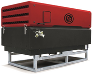 Передвижной компрессор Chicago Pneumatic CPS100 на опорах