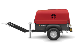 Передвижной компрессор Chicago Pneumatic CPS70 на шасси