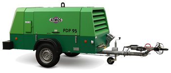 Передвижной компрессор Atmos PDP 95 12 фикс с тормозом