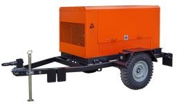 Передвижной компрессор ЗИФ ПВ-8/0,7 на шасси